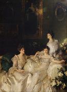 John Singer Sargent, The Wyndham Sisters Lady Elcho,Mrs.Adeane,and Mrs.Tennanet (mk18)